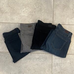 LOT of 4 pairs Paige Verdugo Ultra Skinny Jeans